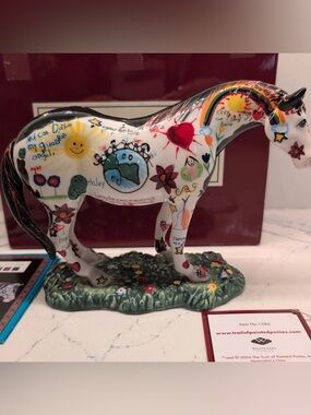 The Trail of Painted Ponies Figurine Children's Prayer Pony #1586